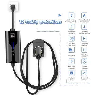 2. tüüpi kaasaskantav elektrilaadija